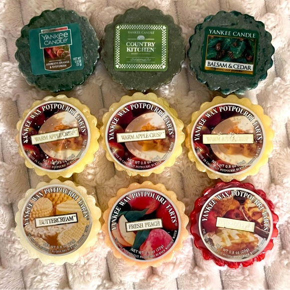 NEW Yankee Candle Potpourri Tarts wrapped bundle of 9 tarts - Picture 1 of 7